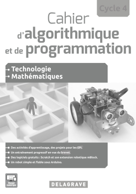 Cahier d'algorithmique et de programmation Cycle 4 (2016) - Livre du professeur