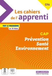 Les cahiers de l'apprenti - Prévention Santé Environnement (PSE) CAP (2023) - Pochette élève