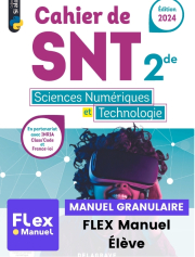 Si alors Sciences numériques et Technologie (SNT) 2de (2024) - Cahier - FLEX manuel numérique granulaire élève