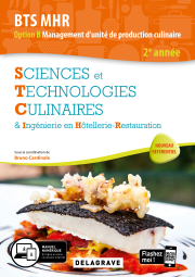 Sciences et Technologies Culinaires (STC) 2e année BTS MHR (2020) - Pochette élève