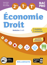 Économie-Droit 2de, 1re, Tle Bac Pro (2020) - Pochette élève