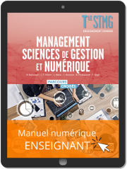 Management, Sciences de gestion et numérique Tle STMG (2020) - Manuel - Manuel numérique enseignant