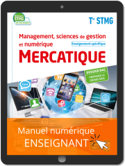 Management, Sciences de gestion et numérique - Mercatique enseignement spécifique Tle STMG (2020) - Pochette - Manuel numérique enseignant
