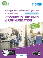 Management, Sciences de gestion et numérique - Ressources Humaines et communication enseignement spécifique Tle STMG (2020) - Manuel élève