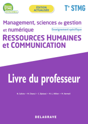 Réseaux STMG - Ressources humaines et communication Tle STMG (2022) - Pochette - Livre du professeur