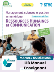 Réseaux STMG - Ressources humaines et communication Tle STMG (2022) - LIB Pochette numérique élève