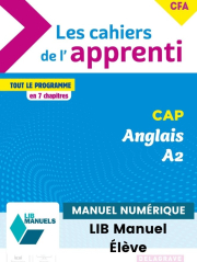 Les cahiers de l'apprenti - Anglais CAP et CFA (2022) - LIB Pochette numérique élève