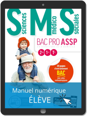 Sciences Médico-Sociales (SMS) 2de, 1re, Tle Bac Pro ASSP (2019) - Pochette - Manuel numérique élève