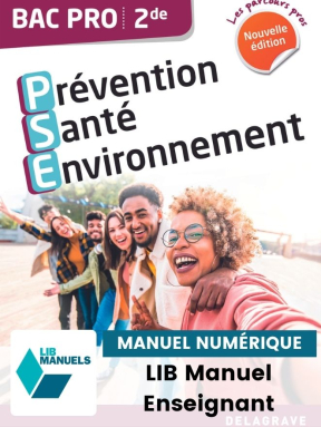 Les Parcours Pros - Prévention Santé Environnement (PSE) 2de Bac Pro (2023) - LIB Pochette numérique enseignant