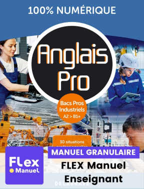 Anglais Pro - 30 situations pour les Bacs Pros industriels (2024) - Pochette - FLEX manuel numérique granulaire enseignant