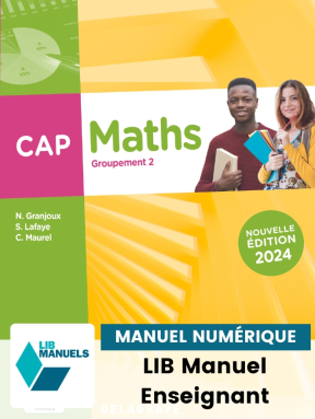 Mathématiques - Groupement 2 - CAP (2024) - LIB Pochette numérique enseignant