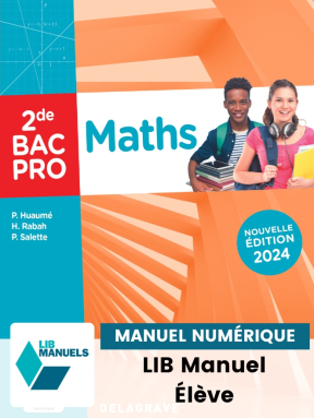 Maths 2de Bac Pro (2024) - LIB Pochette numérique élève