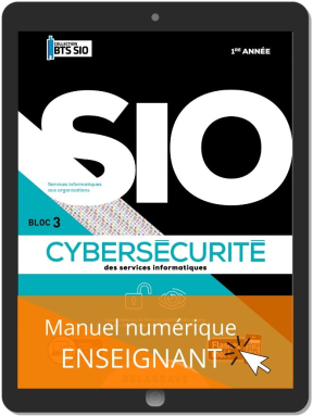 Cybersécurité des services informatiques 1re année BTS Services Informatiques aux Organisations (SIO) (2020) - Pochette - Manuel numérique enseignant