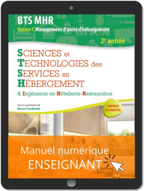 Sciences et Technologies des Services en hébergement 2e année BTS MHR (2020) - Pochette - Manuel numérique enseignant