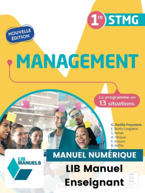 Management 1re STMG (2021) - Pochette - Manuel numérique enseignant