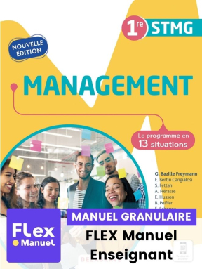 Management 1re STMG (2021) - Pochette - FLEX manuel numérique granulaire enseignant