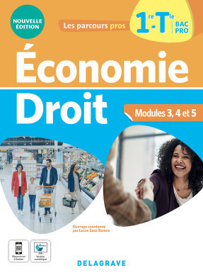 Les Parcours Pros - Économie-Droit 1re, Tle Bac Pro (2022) - Pochette élève