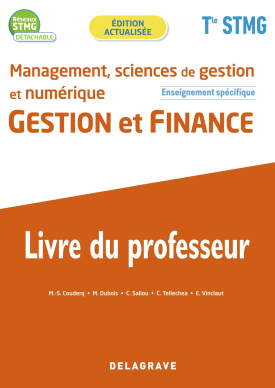 Réseaux STMG - Gestion et Finance Tle STMG (2022) - Pochette - Livre du professeur