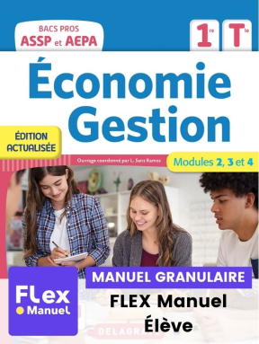 Économie-Gestion 1re, Tle Bac Pro ASSP (2022) - Pochette - FLEX manuel numérique granulaire élève