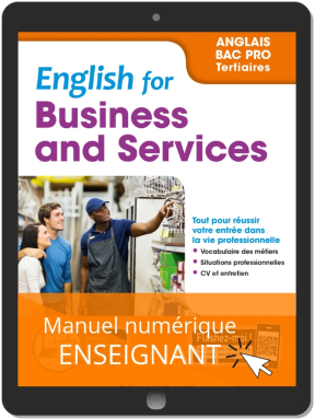 English for Business and Services - Anglais Bac Pro (2019) - Pochette - Manuel numérique enseignant