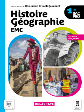 Histoire Géographie EMC 1re Bac Pro (2021) - Manuel élève