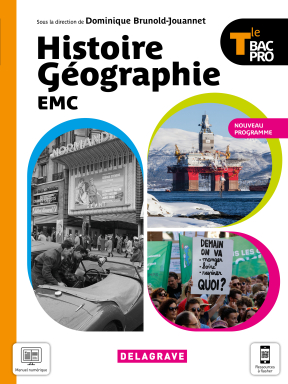 Histoire Géographie EMC Tle Bac Pro (2021) - Manuel élève