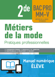 Métiers de la mode 2de Bac Pro MM-V (2018) - Pochette - Manuel numérique élève