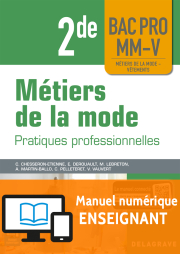 Métiers de la mode 2de Bac Pro MM-V (2018) - Pochette - Manuel numérique enseignant