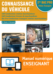 Connaissance du véhicule CAP et 2de Bac Pro (2017) - Pochette - Manuel numérique enseignant
