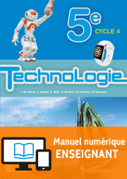 Technologie 5e (2017) - Manuel - Manuel numérique enseignant