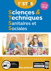 Sciences et Techniques Sanitaires et Sociales 1re ST2S (2019) - Manuel élève
