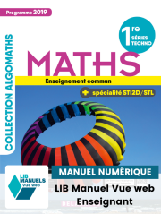 Mathématiques 1re Tronc commun, spécialité STI2D/STL (Ed. num. 2021) - Manuel - Manuel numérique enseignant