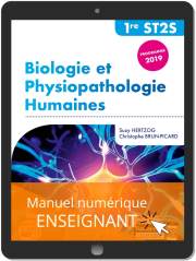 Biologie et physiopathologie humaines 1re ST2S (2019) - Pochette - Manuel numérique enseignant
