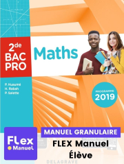 Maths 2de Bac Pro (Ed. num. 2021) - Pochette - FLEX manuel numérique granulaire élève