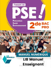 Prévention Santé Environnement (PSE) 2de Bac Pro (2021) - Pochette - Manuel numérique enseignant