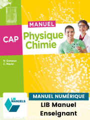 Physique - Chimie CAP (2022) - LIB Manuel numérique enseignant