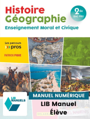 Les Parcours Pros - Histoire Géographie EMC 2de Bac Pro (2023) - LIB Pochette numérique élève