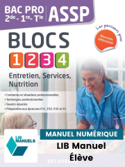 Les Parcours Pros - ASSP - Entretien, services, nutrition - 2de, 1re, Tle Bac Pro ASSP (2023) - LIB Pochette numérique enseignant