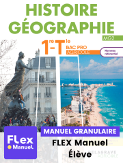 Histoire-Géographie 1re, Tle Bac Pro agricole (2023) - Pochette - FLEX manuel numérique granulaire élève