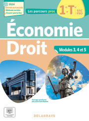 Les Parcours Pros Économie-Droit 1re, Tle Bac Pro (2024) - Pochette élève