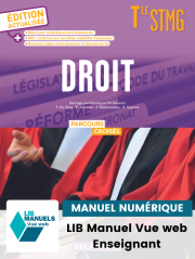 Parcours croisés Droit Tle STMG (2024) - LIB Manuel numérique enseignant