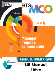 Bloc 4 - Manager l’équipe commerciale BTS MCO 1 et 2 (2024) - LIB Pochette numérique élève