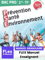 Les Parcours Pros Prévention Santé Environnement (PSE) 1re, Tle Bac Pro (2024) - Pochette - FLEX manuel numérique granulaire enseignant