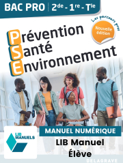 Les Parcours Pros Prévention Santé Environnement (PSE) 2de, 1re, Tle Bac Pro (2024) - LIB Pochette numérique élève