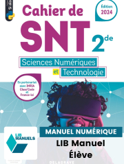 Si alors Sciences numériques et Technologie (SNT) 2de (2024) - LIB Cahier numérique élève