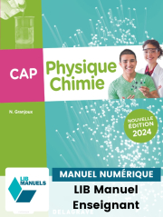 Physique - Chimie CAP (2024) - LIB Pochette numérique enseignant