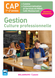 Gestion - culture professionnelle CAP Cuisine et CSHCR (2017) - Pochette élève