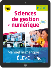 Sciences de gestion et numérique 1re STMG (2019) - Pochette - Réseaux STMG - Manuel numérique élève