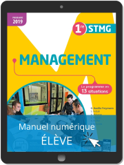 Management 1re STMG (2019) - Pochette - Manuel numérique élève
