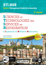 Sciences et Technologies des Services en Restauration (STSR) 2e année BTS MHR (2020) - Pochette élève